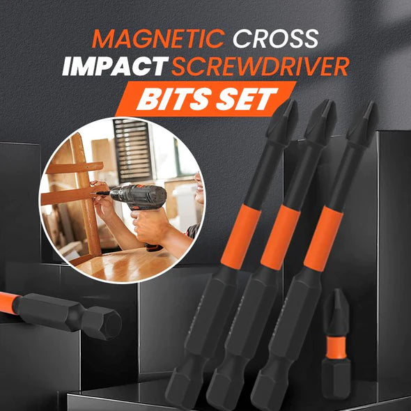 CrossBits™ - Magnetische Schraubenzieherbits | 3+3 GRATIS!