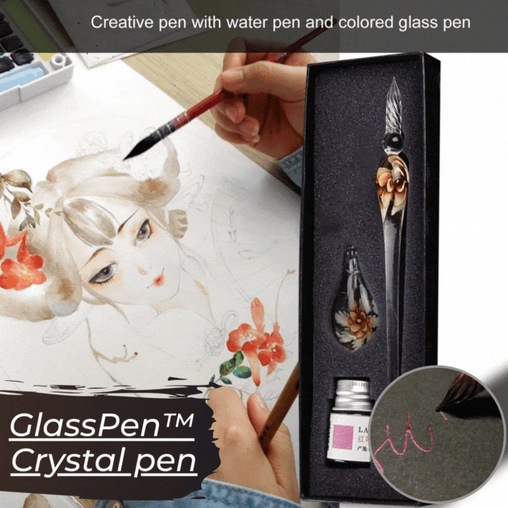 GlassPen™ - Kristallglas Stift | 1+1 GRATIS!