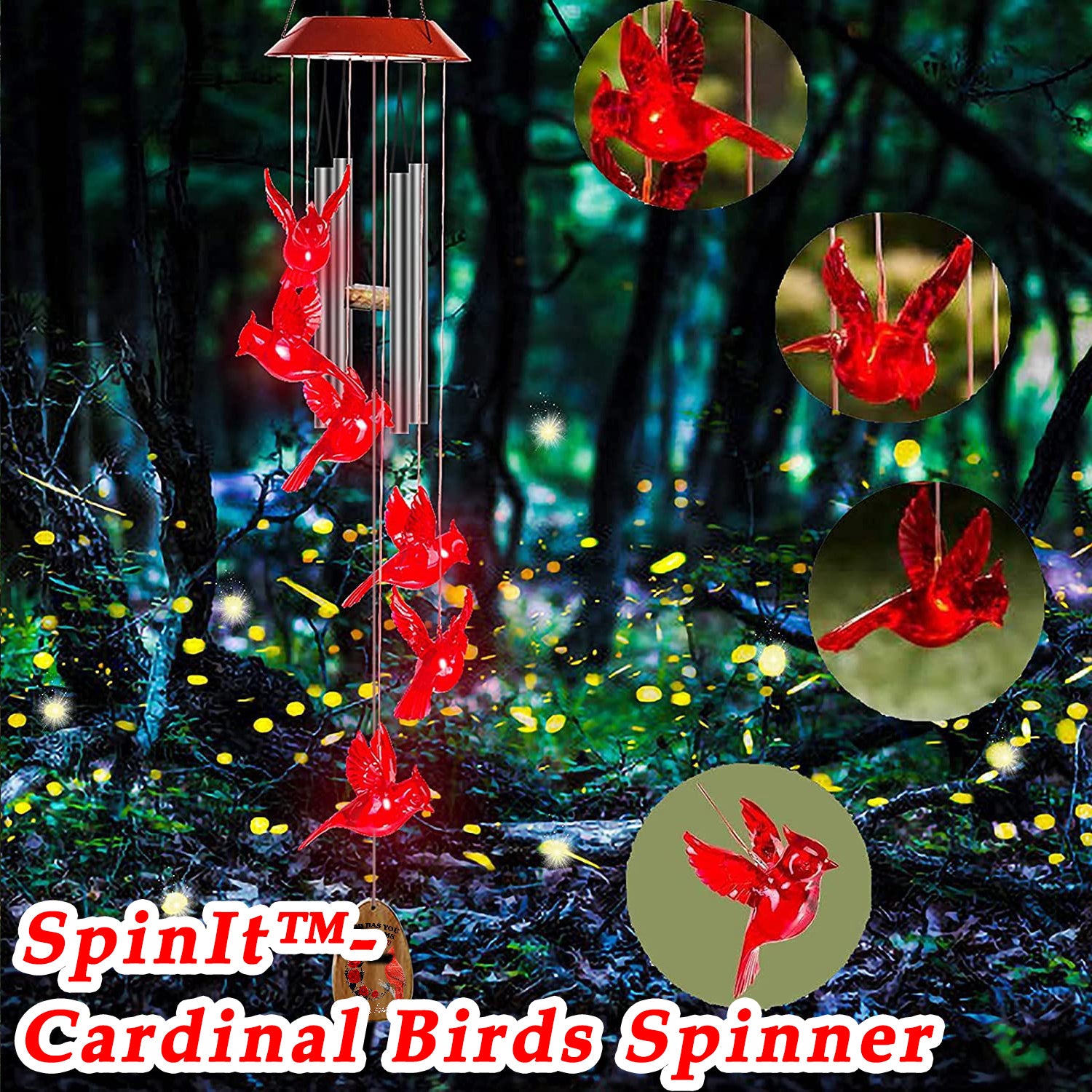 SpinIt™- Kardinal Vögel Spinner