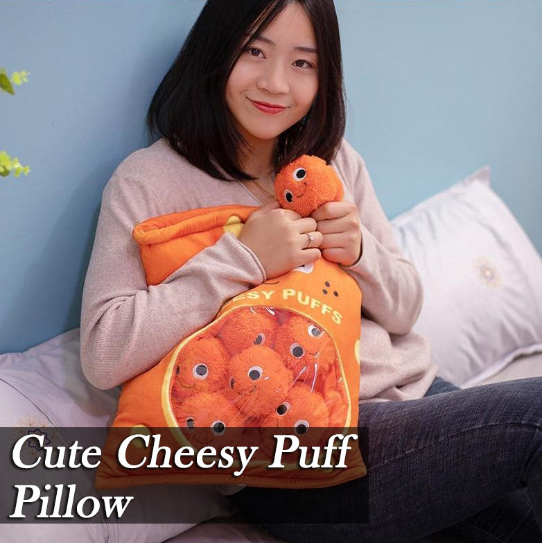 FluffyPillow™ - Cheesy Puffs-Kissen